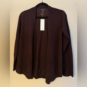 NWT - Eileen Fisher Ultrafine Merino Cardigan. Size petite small.